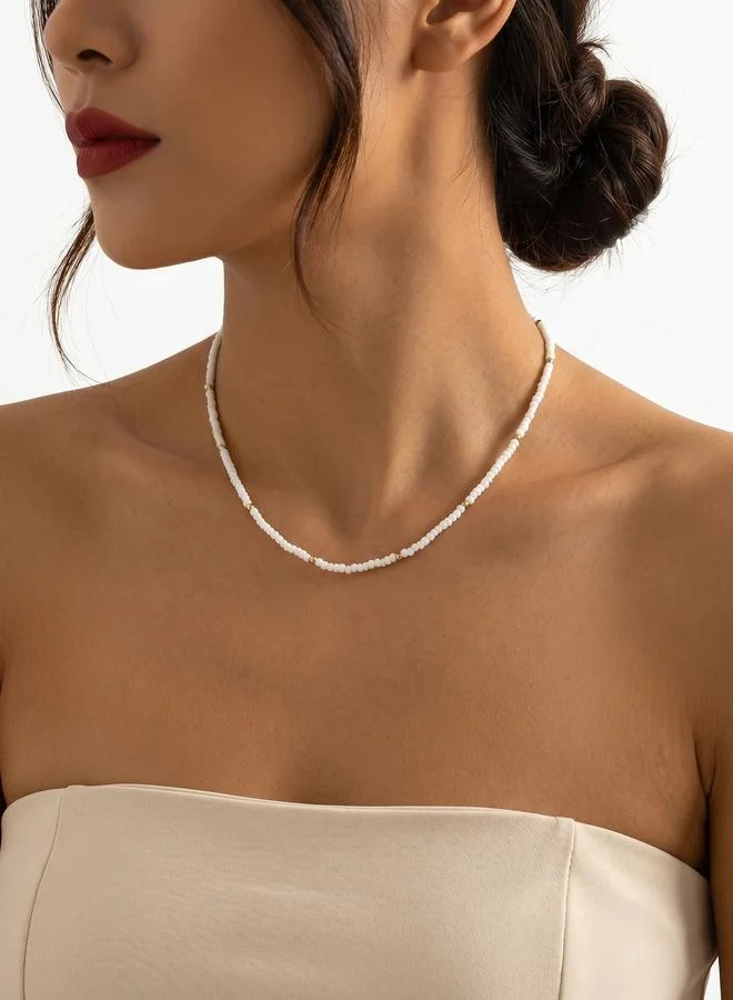 Take Two Beaded Necklace