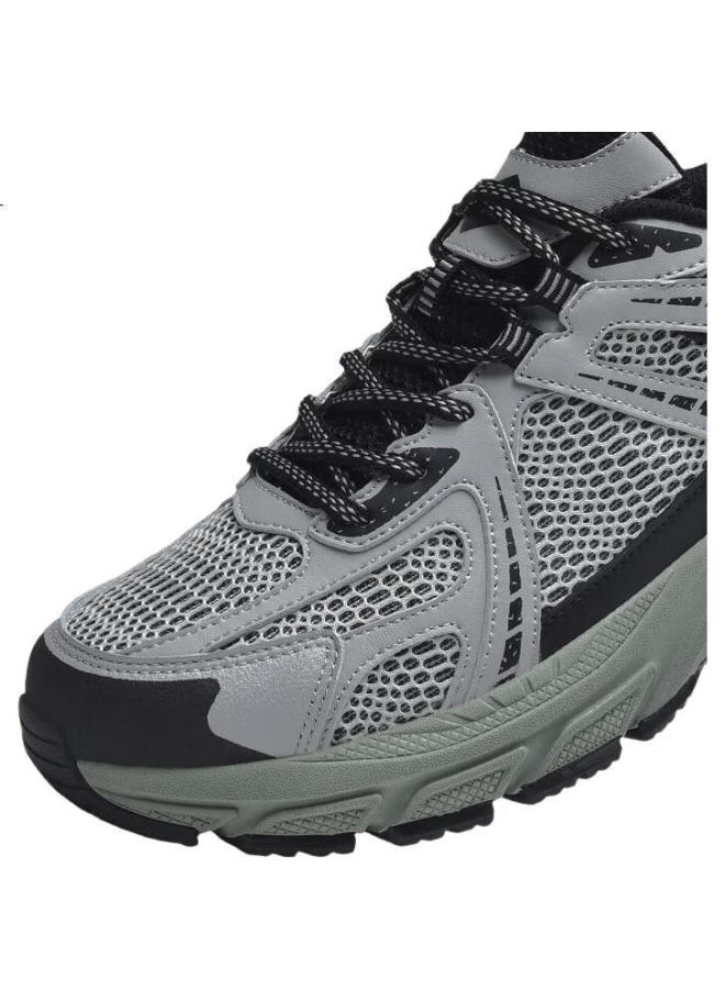 LOTTO Running Shoes For Men, Outdoor Trail Cushioning Non-Slip Hiking Sports Mountaineering Shoes, 1071 Black, Size 40 - Image 3