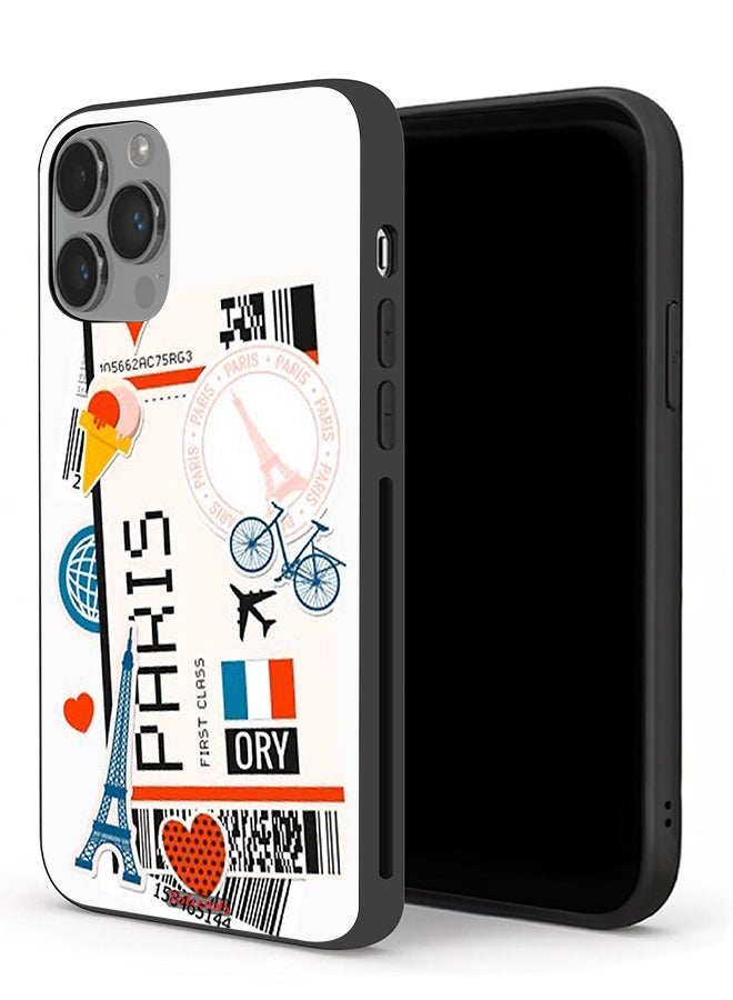 Tolwak Apple iPhone 14 Pro Protective Case Paris Sticker - Image 1