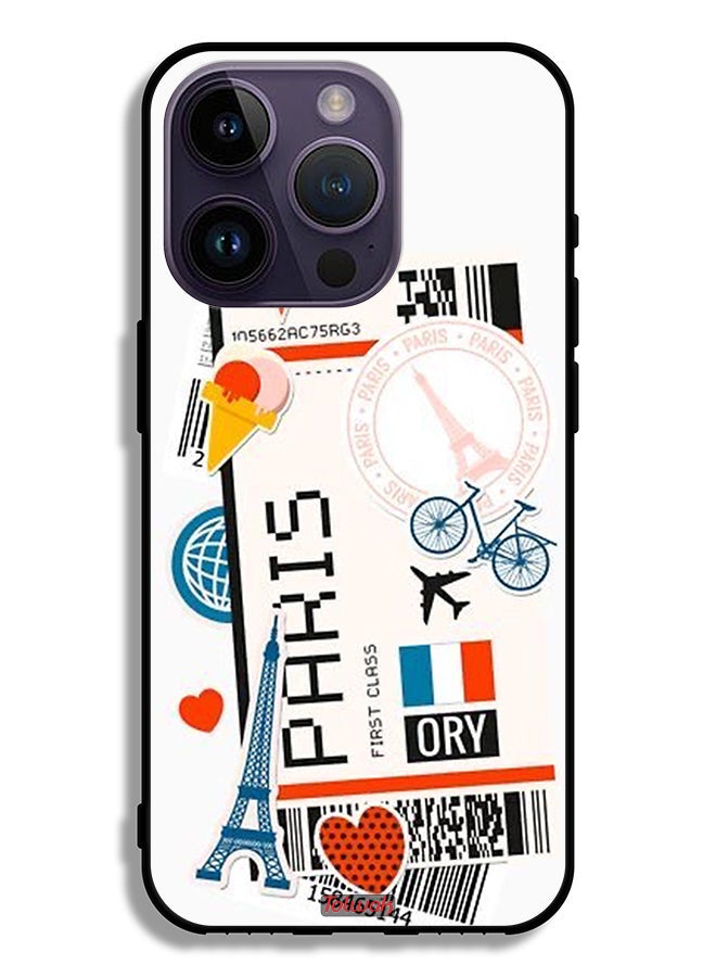 Tolwak Apple iPhone 14 Pro Protective Case Paris Sticker - Image 2