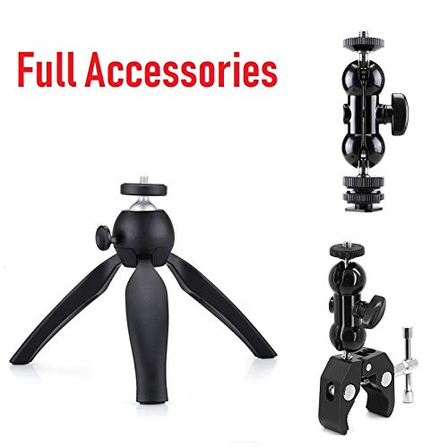 AceTaken 3-in-1 Zoom Recorder Tripod,Clamp Mount Stand Accessory Kit for Zoom Recorder H6 H5 H4n H2n H1n,Tascam Recorder DR-40 DR-05 DR-22WL DR-44WL DR-100MKIII - Acetaken - Image 4