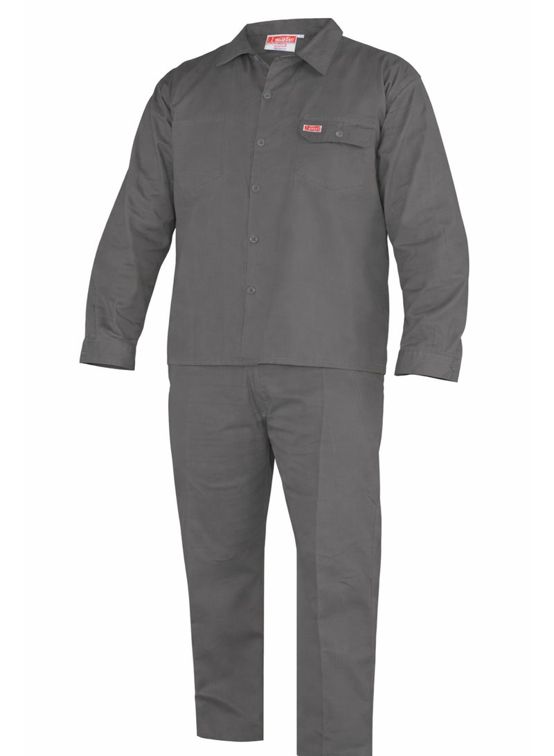 جاي سيف زي عمل قطني (بنطال وقميص) – ملابس عمل متينة ومريحة للاستخدام الصناعي-L - Image 1