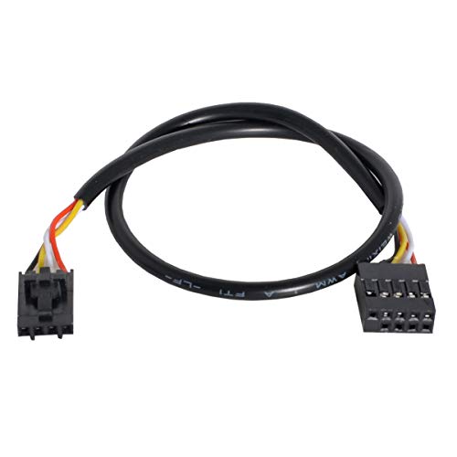 cablecc Motherboard 9pin USB 2.0 Header 1 to 2 Female Extension Cable HUB Connector Adapter Port Multilier - Image 5