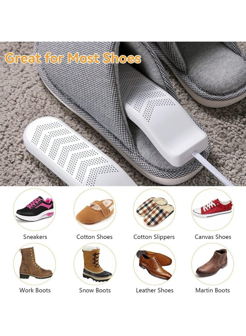 general Electric shoe dryer, portable ski boot dryer deodorizer, equipped with 3/6/9-hour timer USB heating shoe and boot heater, eliminating odors during rainy season and winter travel - Image 3