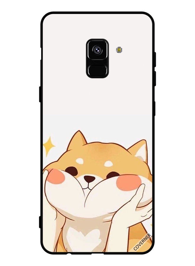 Covernex Protective Case Cover For Samsung Galaxy A8 Plus (2018) Loving Cat While Holding From Checks - Image 1