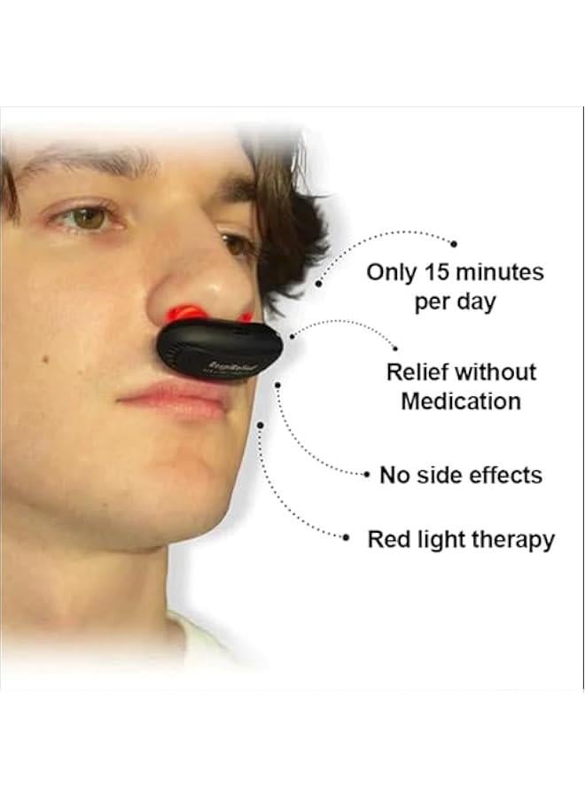 Arabest Colds Red Light Nasal Therapy Device, Red Light Nasal Therapy Instrument, Red Light Nasal Therapy for Nose, Nasal Soothing Device  - Image 4