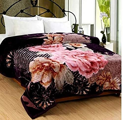 Bezzilish Home Bezzilish Home Wool Relief Blanket for Heavy Winter Single Bed Full Size for Donation and Gift Purpose with A Fancy Bag Pack of 1 Multicolor Lightweight 300 TC 