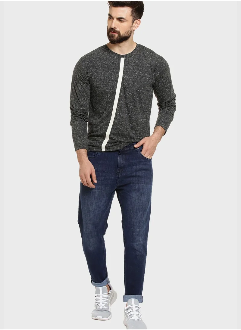 Campus Sutra Round Neck T-Shirt