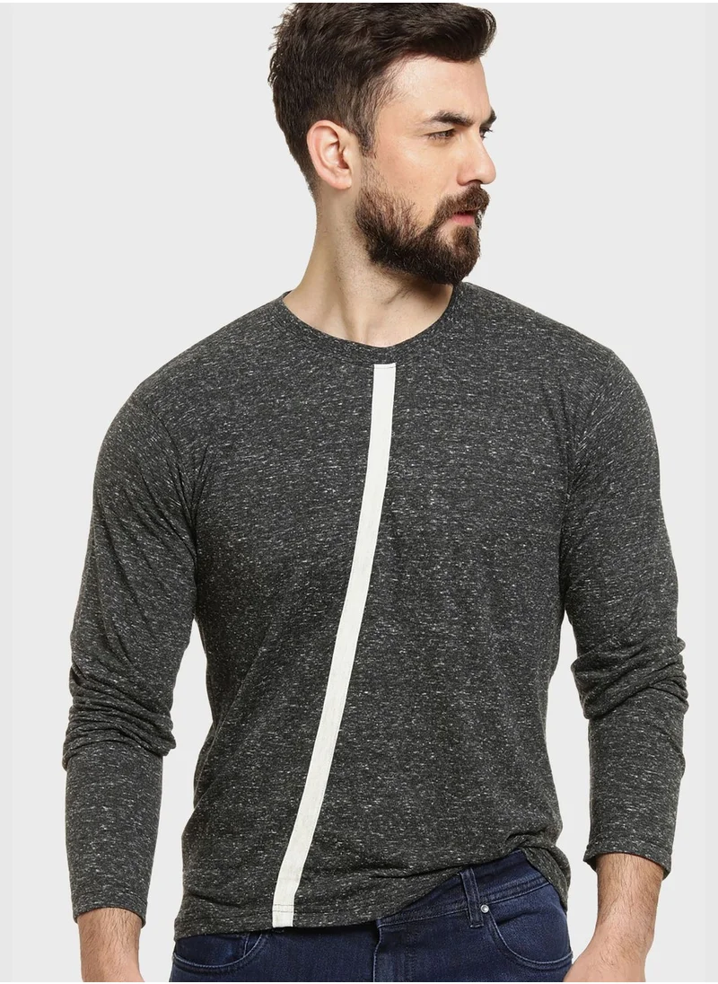 Campus Sutra Round Neck T-Shirt