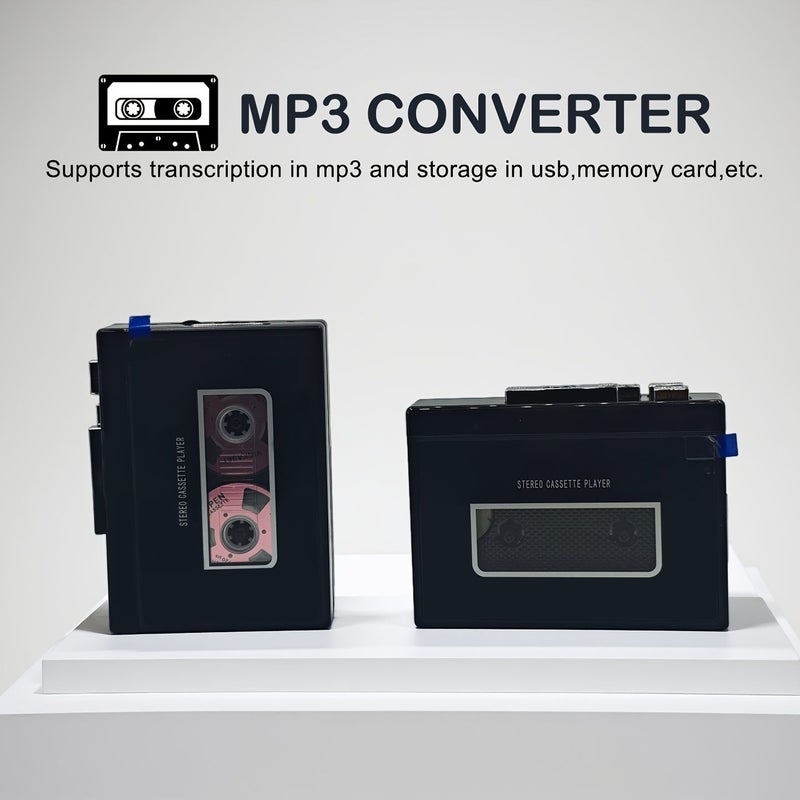 Upgraded K88 Cassette Player Retro Tape Recorder USB MP3 Converter - Image 1