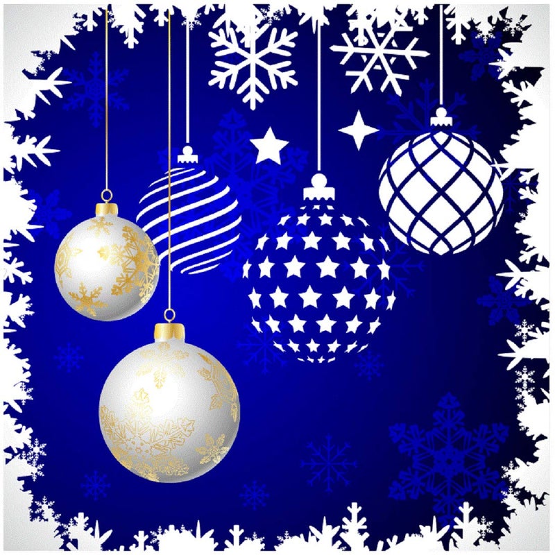 BPNHNA 12pcs Christmas Painting Stencils Bell Christmas Tree Wreath Santa Claus Deer Snowman Template Sets for Wood Paper Fabric Glass Art Creation Craft Projects(6x6 Inches) - Image 4