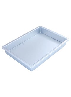 Aluminum Cake Pan 33X22X7.6 Cm Silver - pzsku/Z2B4C29F99A5D2F32AB33Z/45/_/1739347784/2d416130-9337-4580-9f96-c6aa5dfaeefd