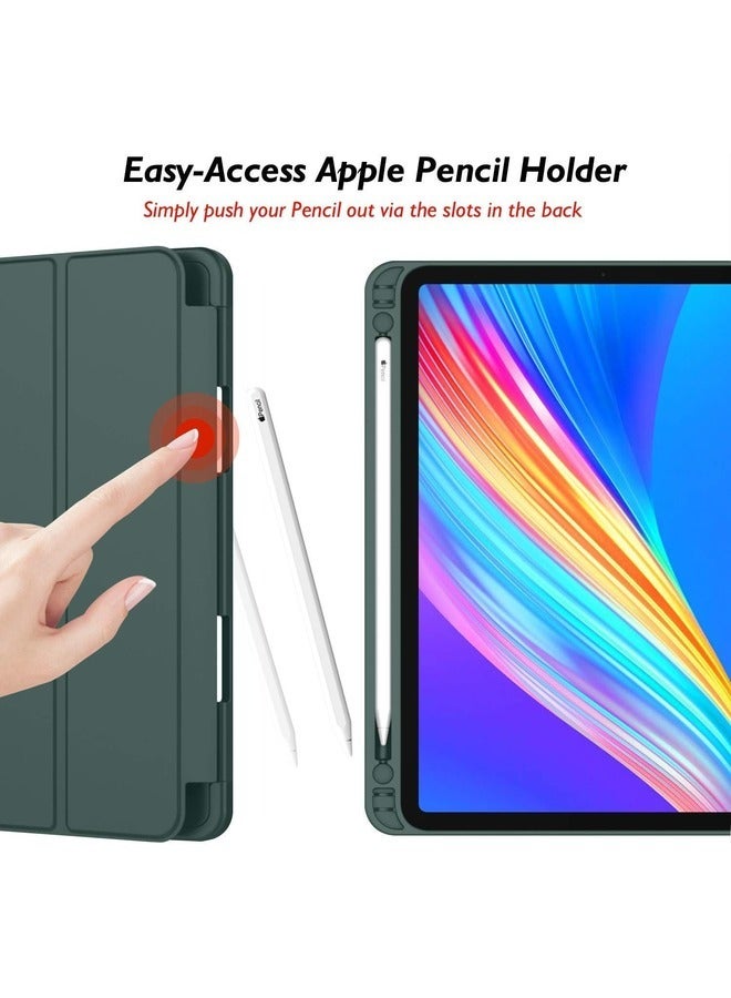 ELTRAZONE Midnight Green Trifold Smart Case for iPad Pro 11-Inch (2022/2021) – Soft TPU Back, Pencil Holder, Auto Wake/Sleep, and Charging Support - Image 5