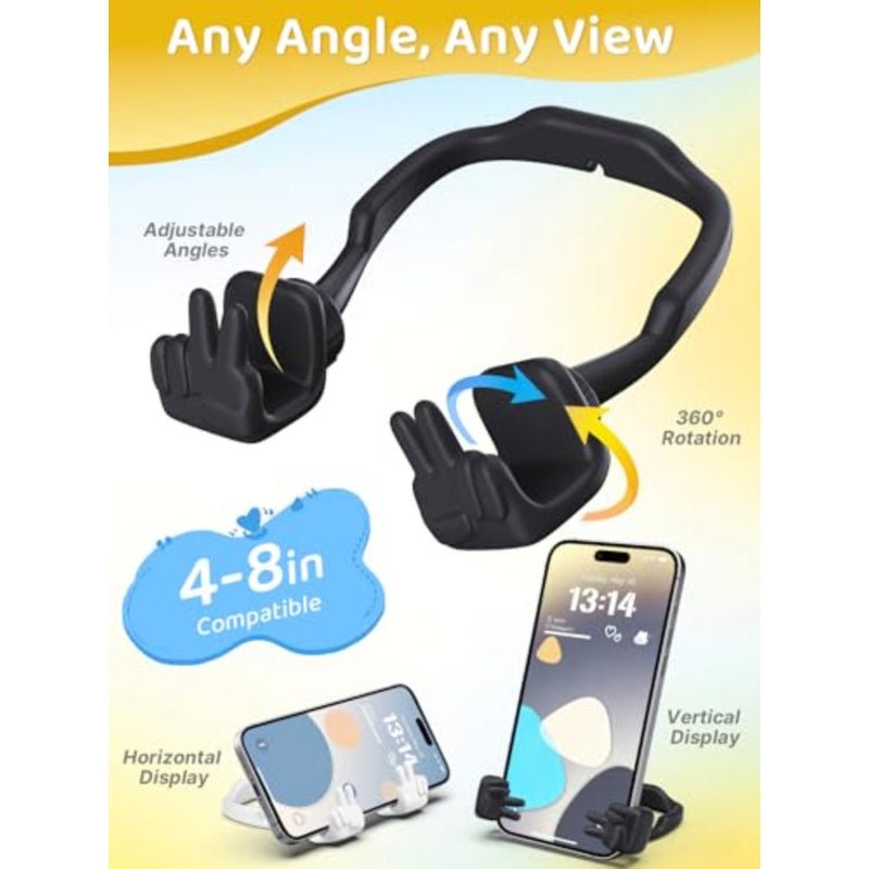 4 Pack Thumbs Lazy Cell Phone Stand Stocking Stuffers for Teens Girls Boys Gifts Phone Holder for Desk Cool Gadgets Birthday Gifts for Women Men Teenage Adults Wife - Image 5