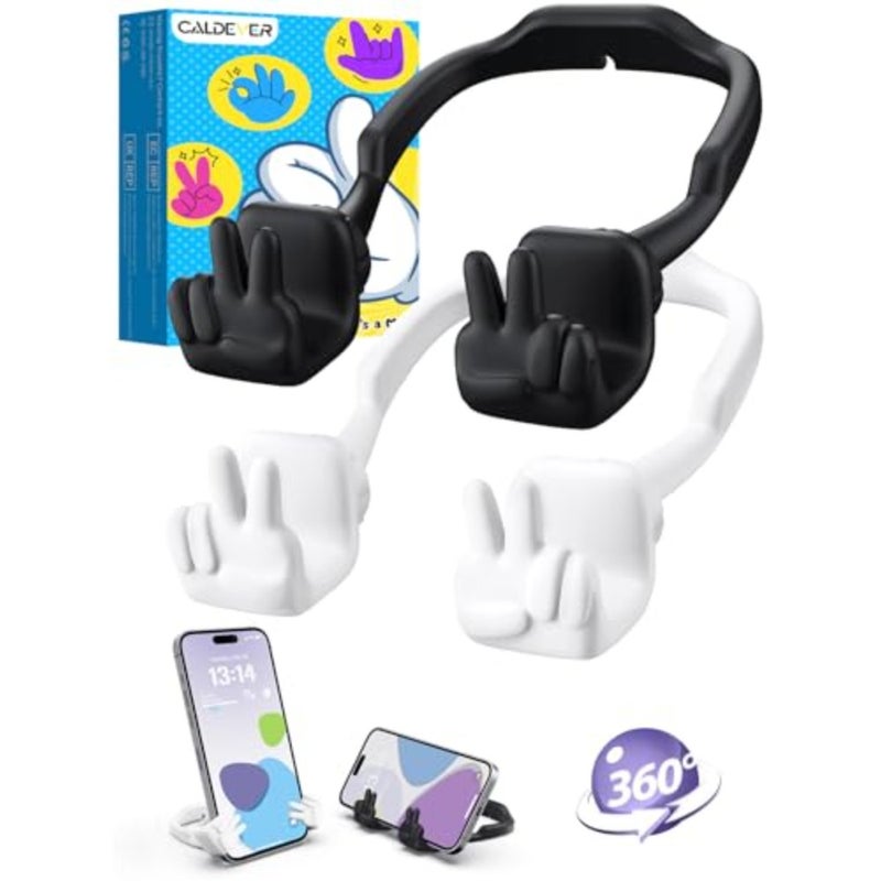 4 Pack Thumbs Lazy Cell Phone Stand Stocking Stuffers for Teens Girls Boys Gifts Phone Holder for Desk Cool Gadgets Birthday Gifts for Women Men Teenage Adults Wife - Image 2