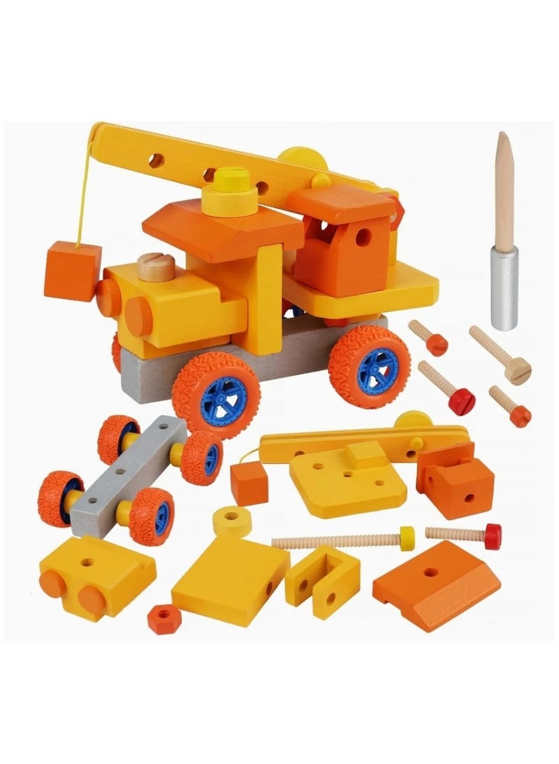 Toy Box Disassembly and assembly of construction machinery Vehicles For Kids - Image 2