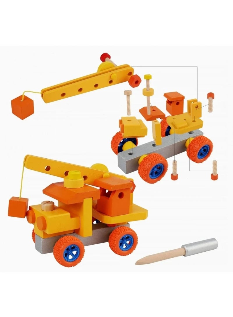 Toy Box Disassembly and assembly of construction machinery Vehicles For Kids - Image 3
