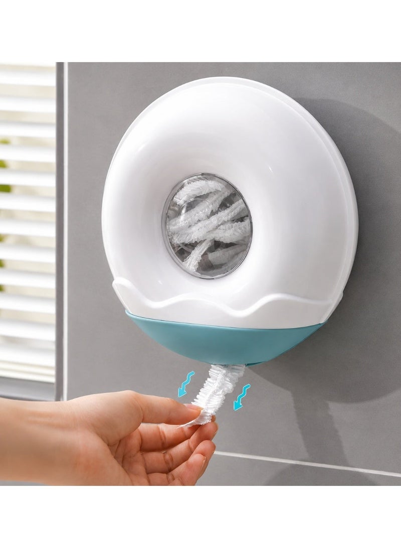 Wall Mounted Food Cover Storage Box with 180 Disposable Food Covers | Kitchen Organizer for Elastic Fresh-Keeping Covers | Plastic Wrap & Food Storage Container Dispenser - Image 5