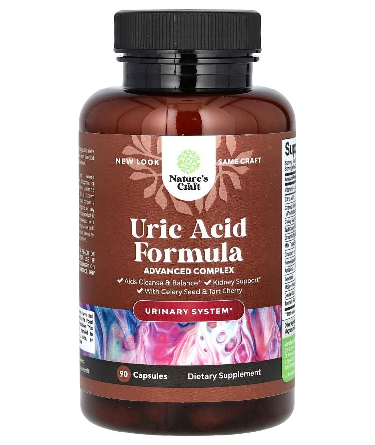 Nature's Craft Uric Acid Formula 90 Capsules