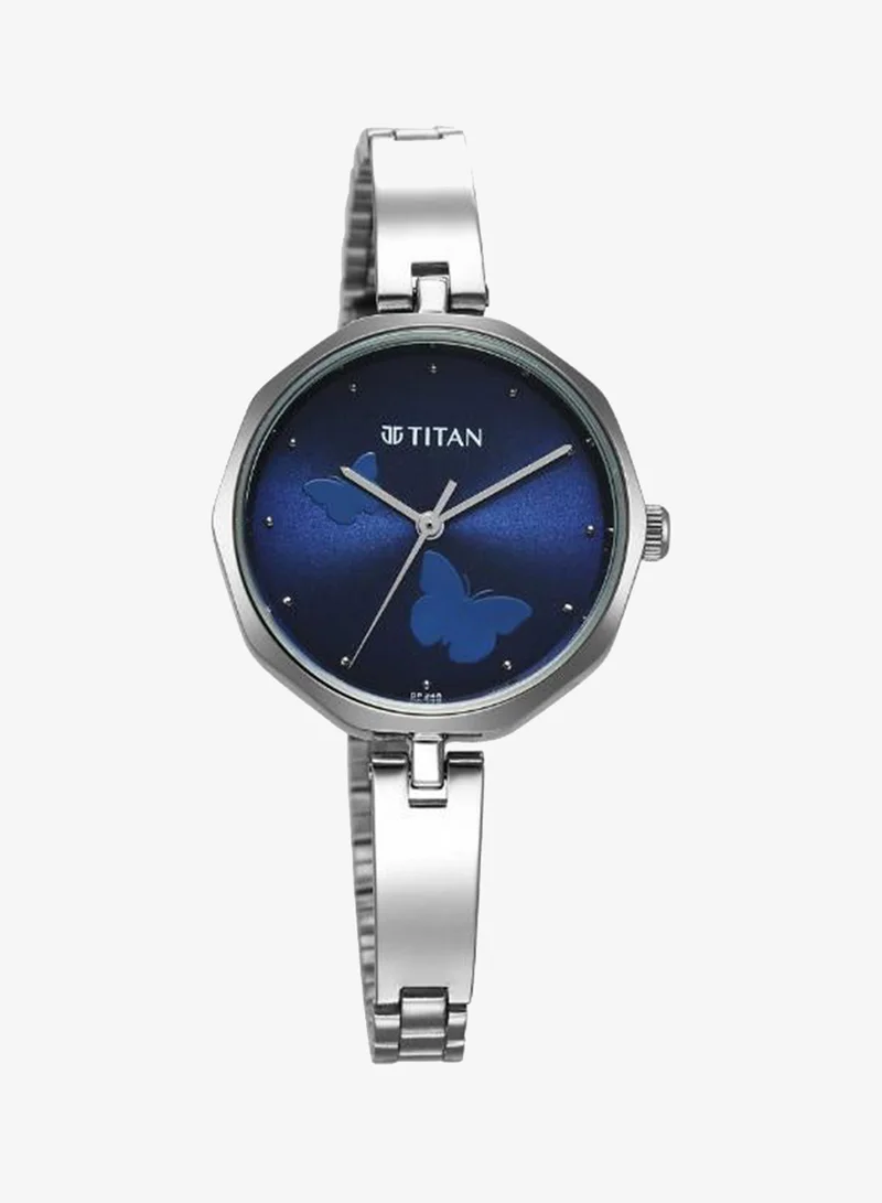 تيتان Women's Stainless Steel Analog Watch 2702SM02 - 31 mm