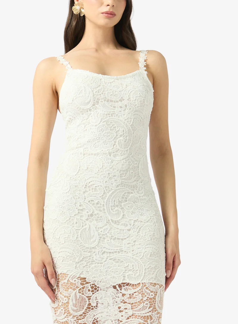 FYOR  Lace Bodycon Slip Dress for Women | Best Price UAE