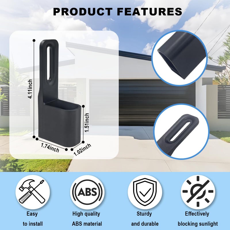 XDTKML Garage Door Sensor Sun Shield Protector 2 Pack for â€‹Liftmaster Chamberlain Garage Door Sensors Compatible with 801CB-P 820CB 41A5043 Garage Door Sensors - Image 2
