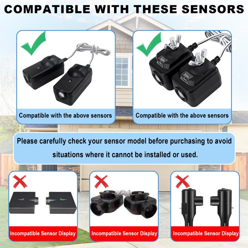 XDTKML Garage Door Sensor Sun Shield Protector 2 Pack for â€‹Liftmaster Chamberlain Garage Door Sensors Compatible with 801CB-P 820CB 41A5043 Garage Door Sensors - Image 3