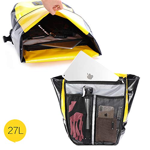 Rhinowalk Bike Bag Waterproof Bike Pannier Bag 27L,(for Bicycle Cargo Rack Saddle Bag Shoulder Bag Laptop Pannier Rack Bicycle Bag Professional Cycling Accessories) - Image 3