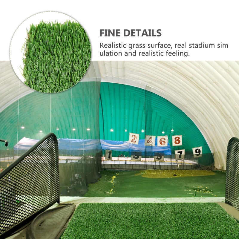 Golf Hitting Pad Practice Grass Mat Portable Indoor Outdoor Training Turf For Swing Practice - Image 5