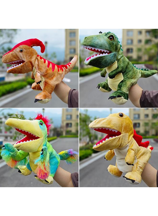 Bluejw 2024 New Open Mouth Dinosaur Hand Doll Toy Large Open Mouth Animal Dragon Comfort Gloves A Generation Of Hair  - Image 2