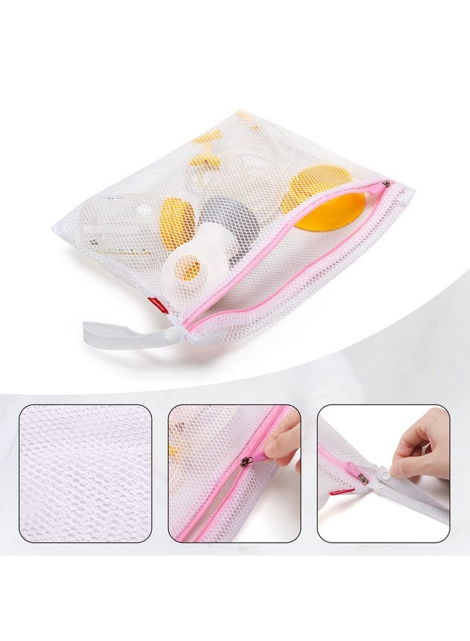 داميرو حقيبة أجزاء مضخة الثدي Damero، حقيبة أجزاء مضخة الثدي الجافة والرطبة، حقيبة ضخ مع حصيرة مقاومة للماء وحقيبة شبكية، سهم رمادي - Image 3