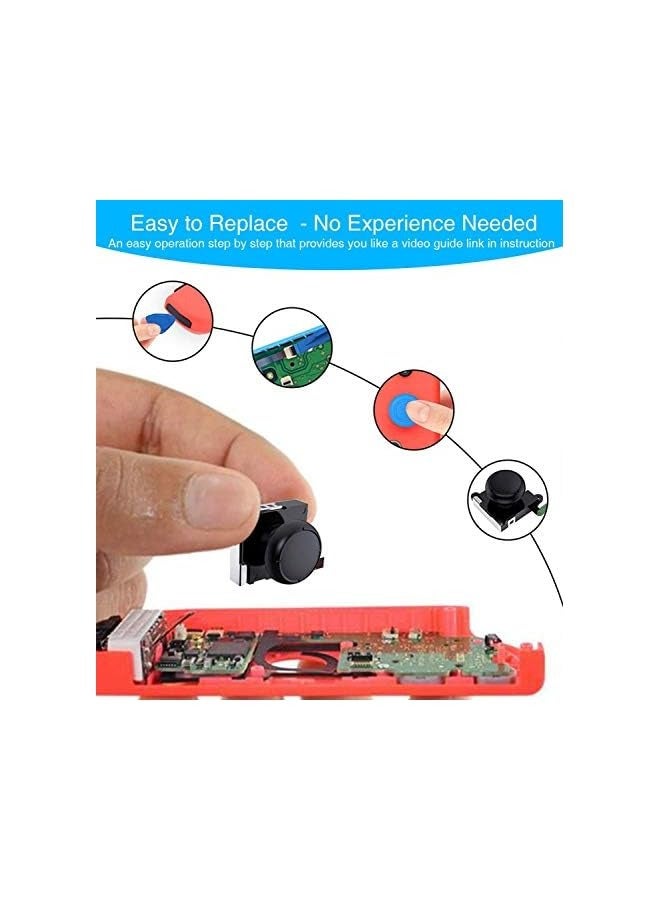 بروماس عصا التحكم جويكون بديلة لنينتندو سويتش - عبوة من 4 قطع - Image 5