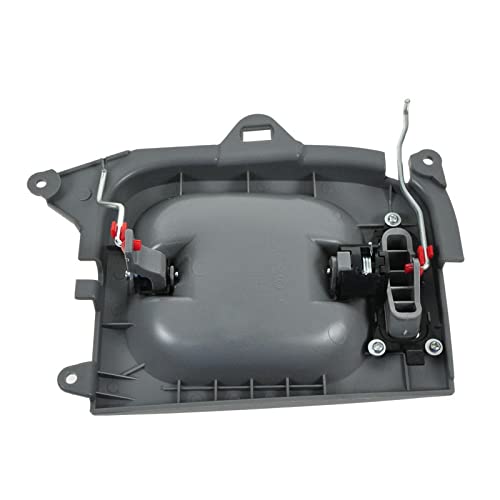 TRQ Right Interior Door Handle Gray Passenger Side Compatible with 2002-2005 Kia Sedona - Image 2