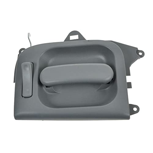 TRQ Right Interior Door Handle Gray Passenger Side Compatible with 2002-2005 Kia Sedona - Image 1