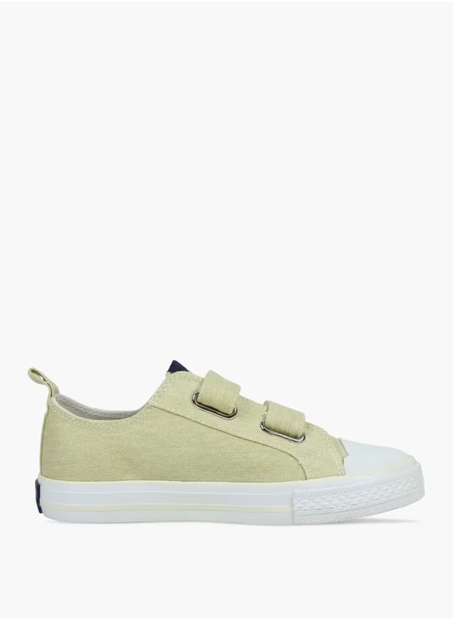جاب Boys' Logo Detail Sneakers with Hook-and-Loop Closure - HOUSTON VELCRO IV