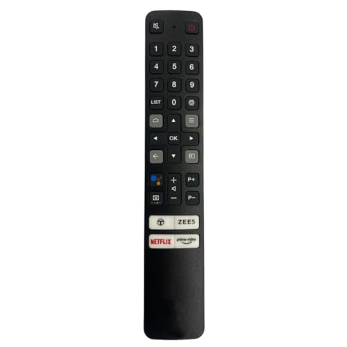 Upix Compatible TCL Smart TV LCD/LED Remote No. 612 | No Voice | Netflix & Prime Video Buttons | Exact Match Required - Image 1