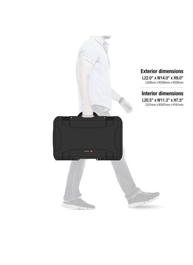 Nanuk - Wheeled Series 935 Lightweight NK-7 Resin Waterproof Protective Case and Foam Insert - Black - Image 1