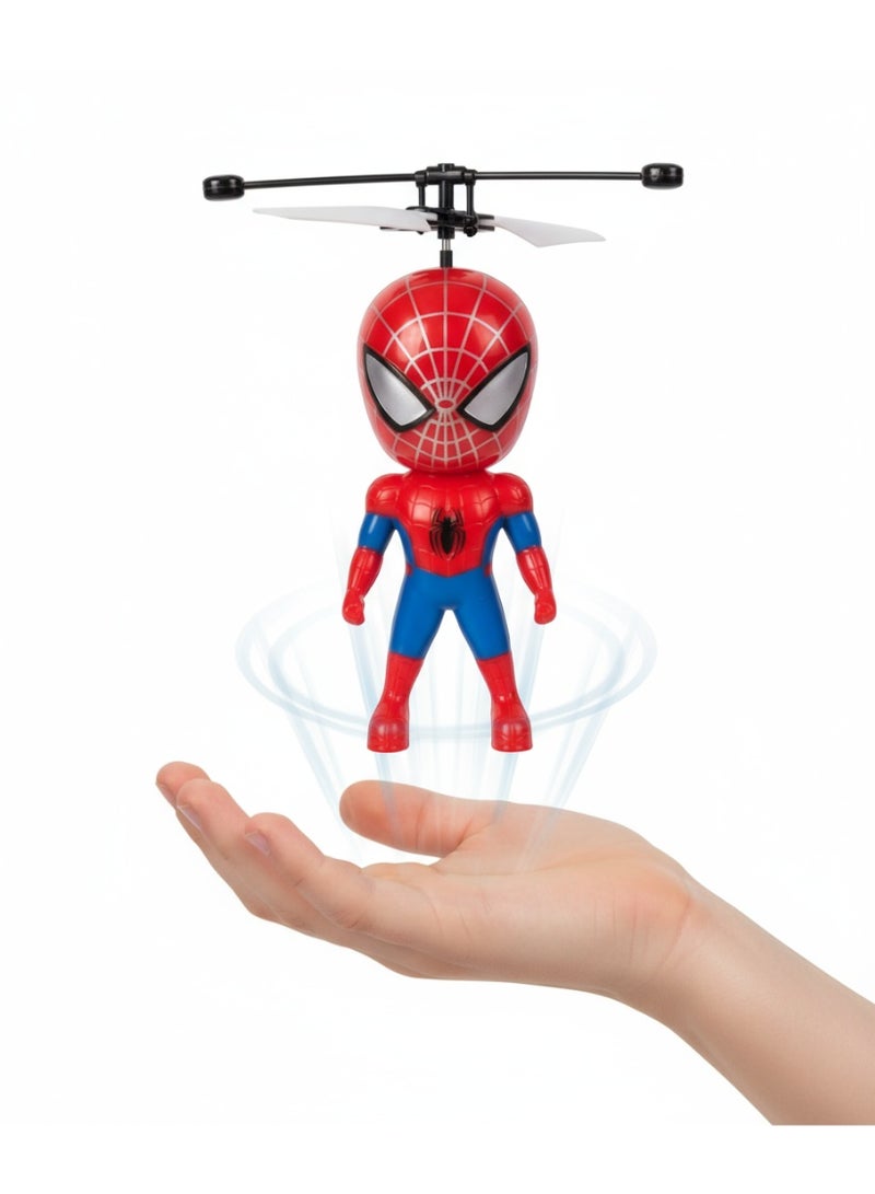 بريميم لعبة المروحية الطائرة سبايدر مان – طائرة خارقة قابلة لإعادة الشحن للأطفال للعب في الداخل والخارج - Image 2