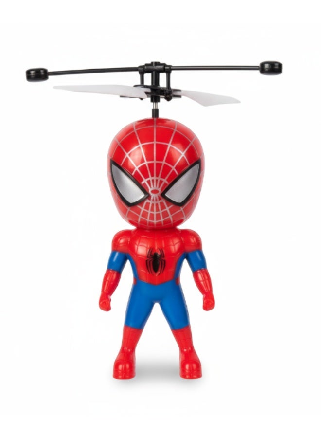 بريميم لعبة المروحية الطائرة سبايدر مان – طائرة خارقة قابلة لإعادة الشحن للأطفال للعب في الداخل والخارج - Image 1