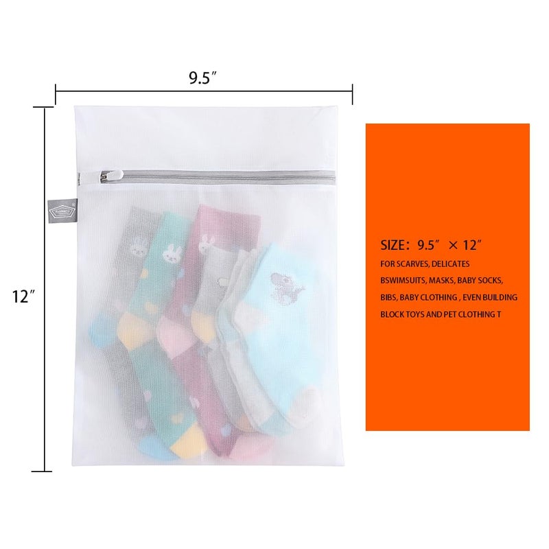 Kimmama Laundry Bag Mesh Wash Bags, Washing Machine Wash Bag, Net Washer Sack with Zipper, Dryer Pouch for Cleaning and Drying Cloths, Garment, Delicates, lingerie, Bra, Pant, Sock, Small Toys - Image 2