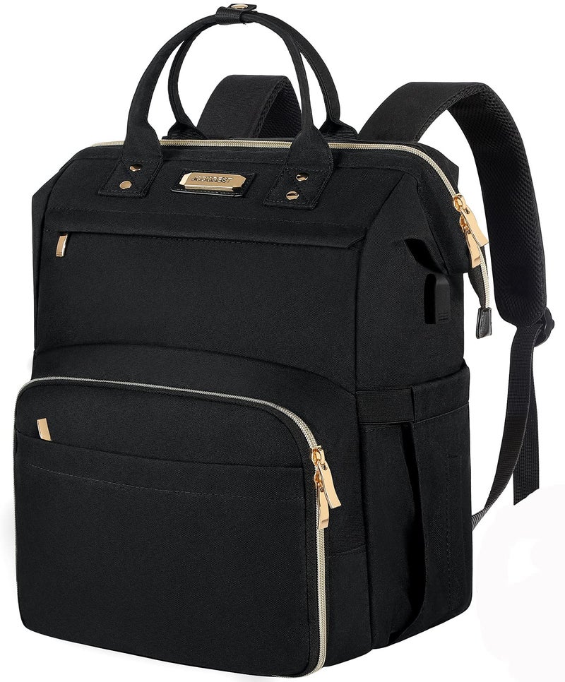 JCDOBEST Lunch Bag Backpack, Insulated Cooler Backpack Lunch Box Laptop Backpack with USB Port for Women Men Fits 15.6 Inch Laptop - Image 1