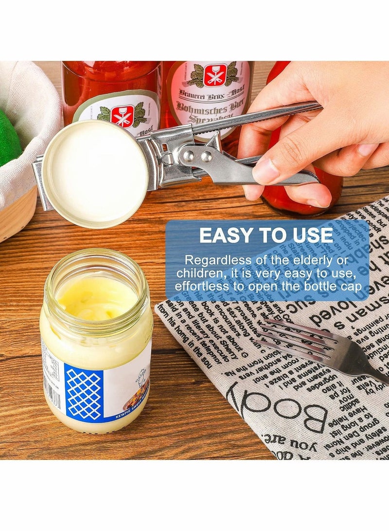 Excefore Master Opener, Adjustable Jar and Bottle Opener, Stainless Steel Jar Lid Gripper  - Image 4
