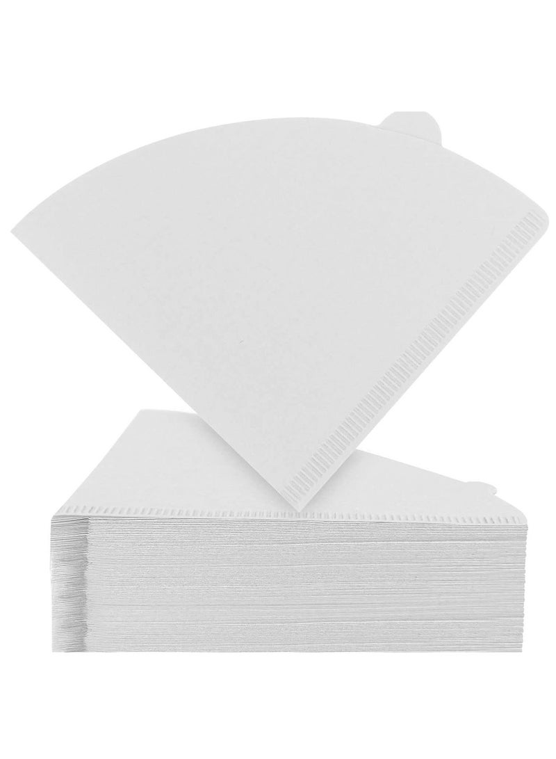 ZEPONOVA 100 Piece Coffee Paper Filter V60 Size 02 White - Image 1