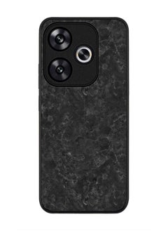 Stylizedd Rugged Black edge case for Xiaomi Poco F6 / Xiaomi Redmi Turbo 3, Slim fit Soft Case Flexible Anti Drop TPU Gel Thin Cover - Marble Texture Black  - Image 1