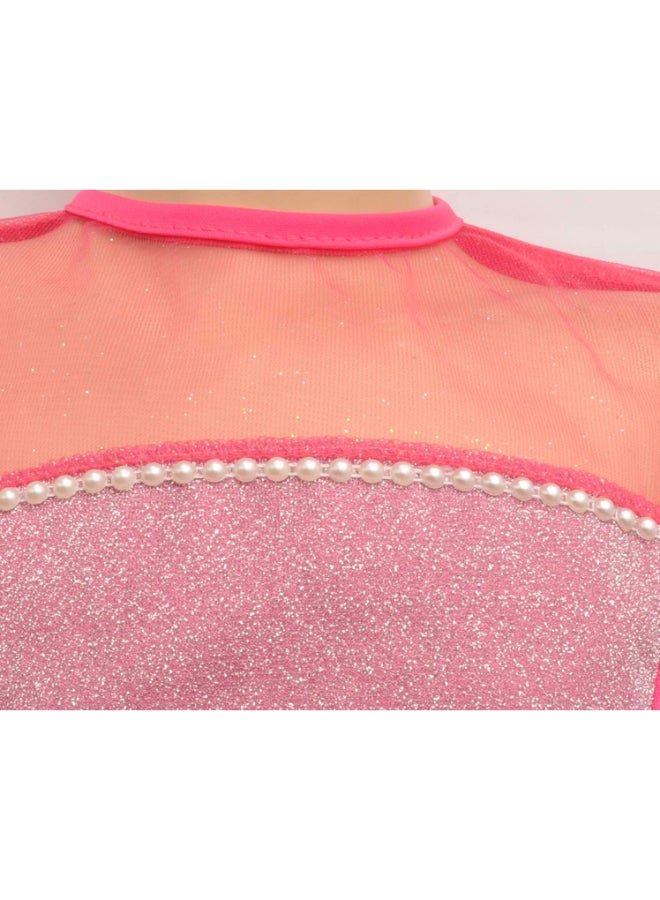 Ciao زي باربي باليرينا للفتيات 4-5 سنوات | زي باربي مرخص فاخر | يتضمن فستان، أحذية وتاج - Image 3