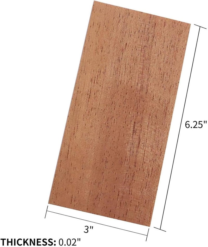 WOHO 36 Count Spanish Cedar Sheets for Travel Humidor/Tupperdor/Cigar Tray/Case, Spanish Cedar Wood Veneer Chips for Cigar Dividing/Lighting, Cigar Accessories for Cigar Aging/Storage/Fresh(Pack of 1) - Image 4