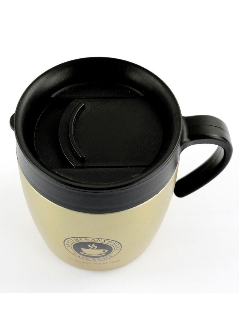 Home Smart Home Smart Reusable Travel Mug for Tea and Coffee Vacuum Insulated Steel Printed Cup with Lid for Travel Home Office and More  - Image 4