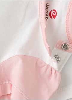 Elegant Kids Sunshine Seeker: Girls' Breezy Tee & Dungaree Set Playful Style & Summer Adventures  - Image 4