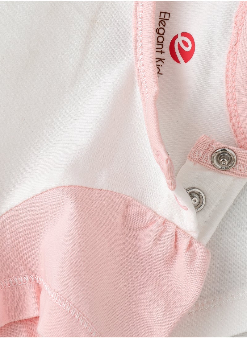 Elegant Kids - Sunshine Seeker: Girls' Breezy Tee & Dungaree Set Playful Style & Summer Adventures - Image 1