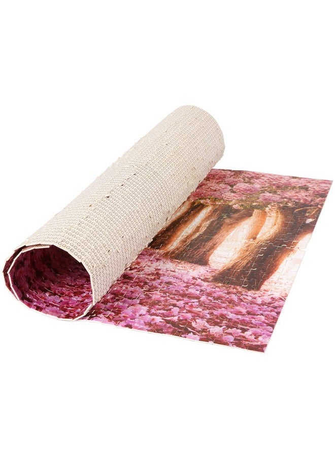 Harapu Harapu 1000 Pieces Wooden Jigsaw Puzzles for Adults Imagination Series Puzzle Toys DIY Signature Constellation Puzzles for Creative Gift Home Decor - Cherry Trees Forest Landscape Romantic Pink Sakura  - Image 5